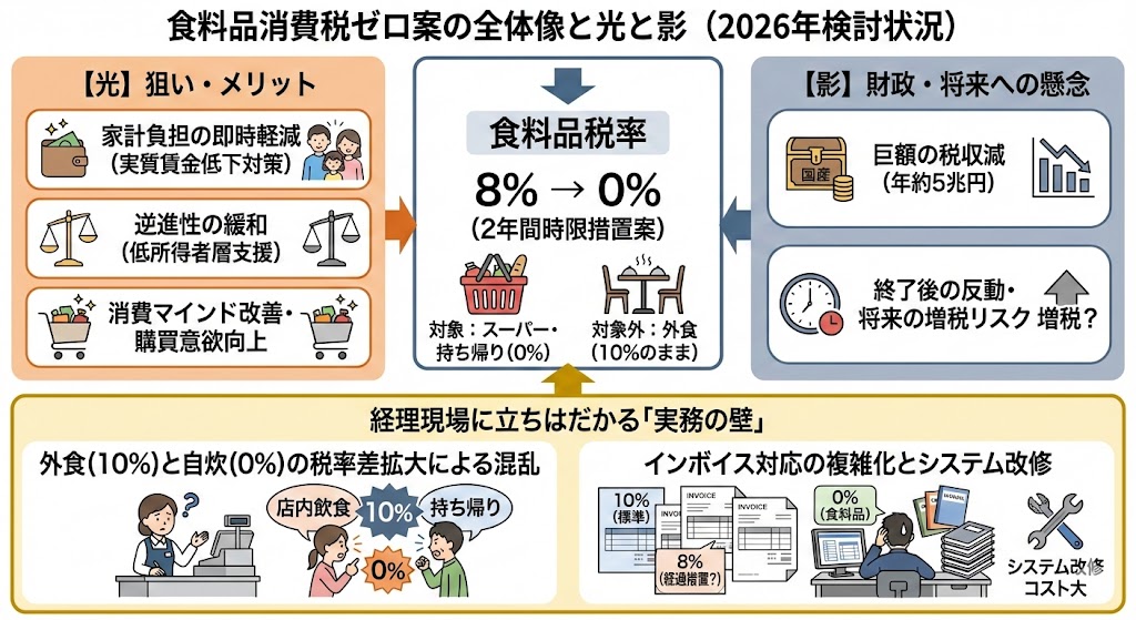 食料品消費税ゼロ